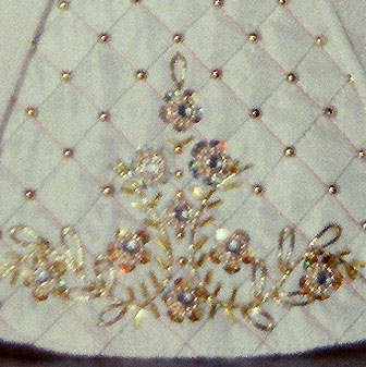 Свадебное платье Екатерины II - отделка на юбке