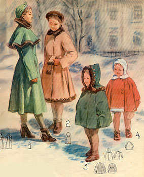 Пальто зимние для девочек