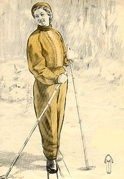 Костюм женский лыжный